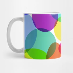 Layers of Colorful Ovals Mug